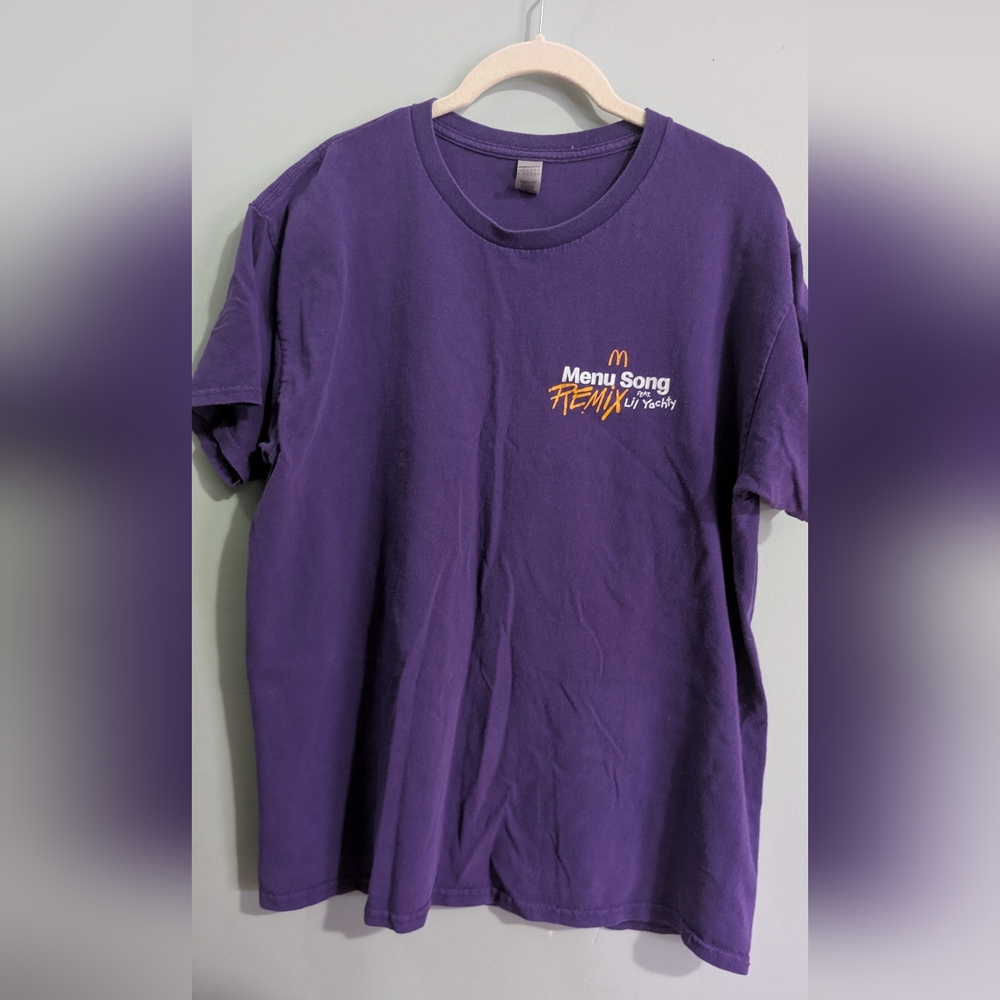 GUC McDonalds Menu Lil Yachty Remix t-shirt *B12